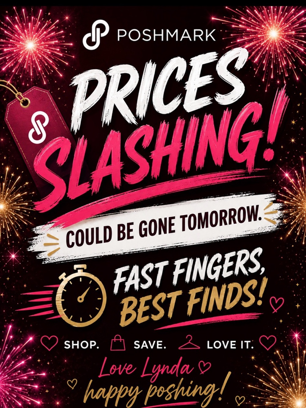 'Prices Slashing' Graphic